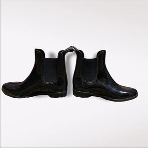 JOE FRESH | Black Rubber Ankle Boots